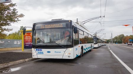 В Днепре снова начал курсировать популярный троллейбус №21